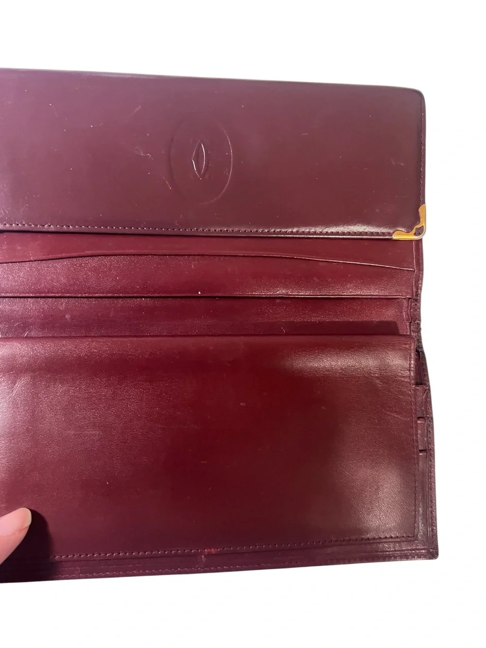 Cartier leather card